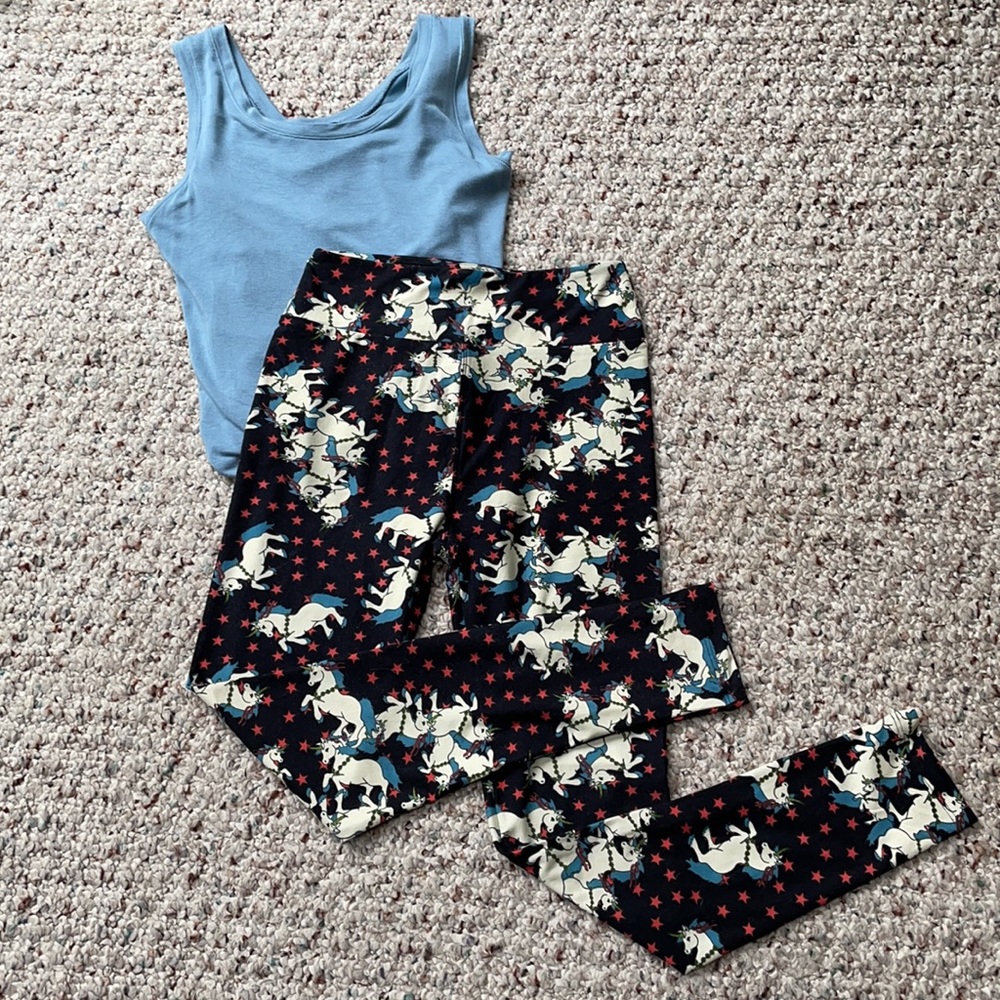 LuLaRoe Unicorn Leggings Size OS